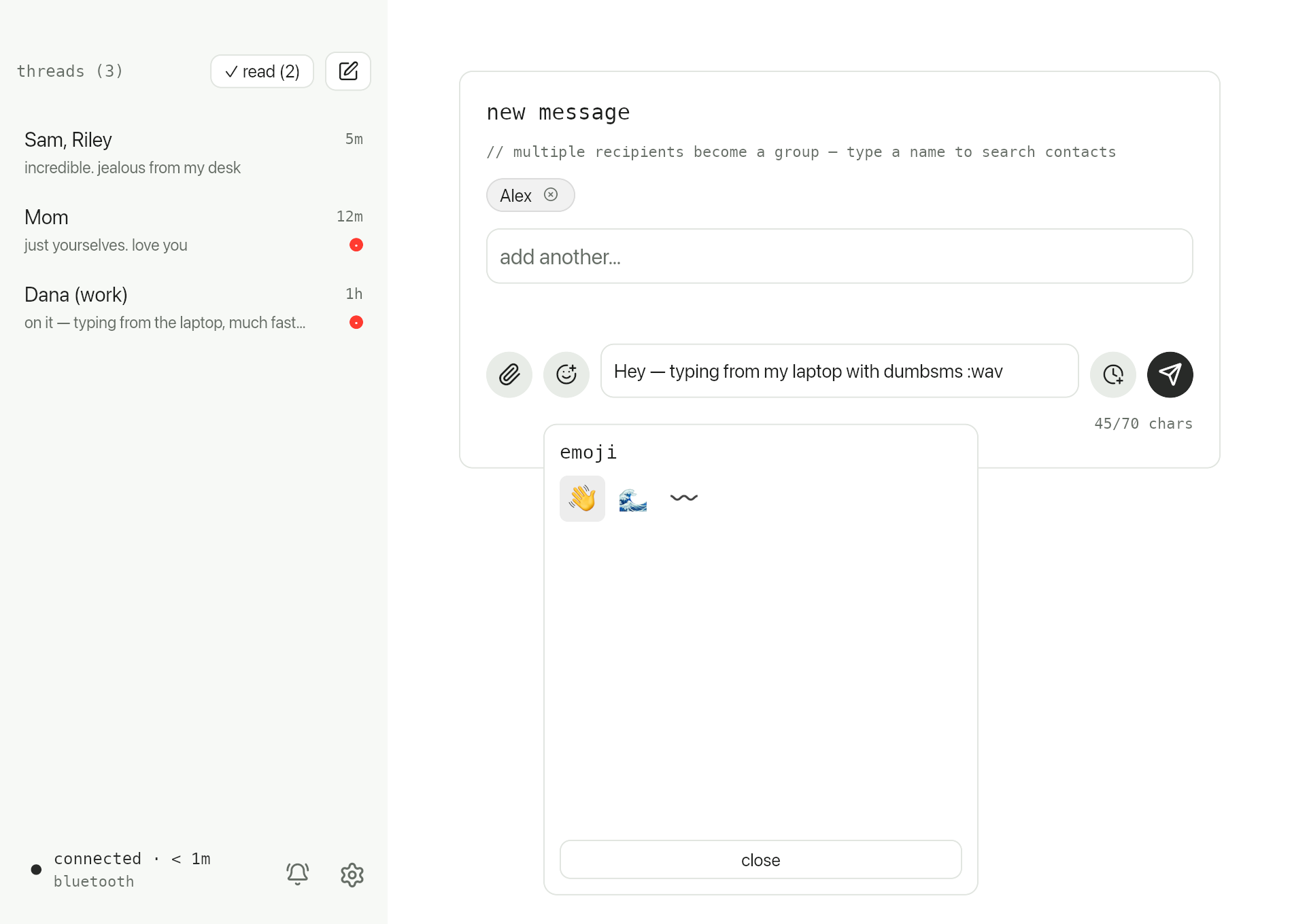 Emoji autocomplete