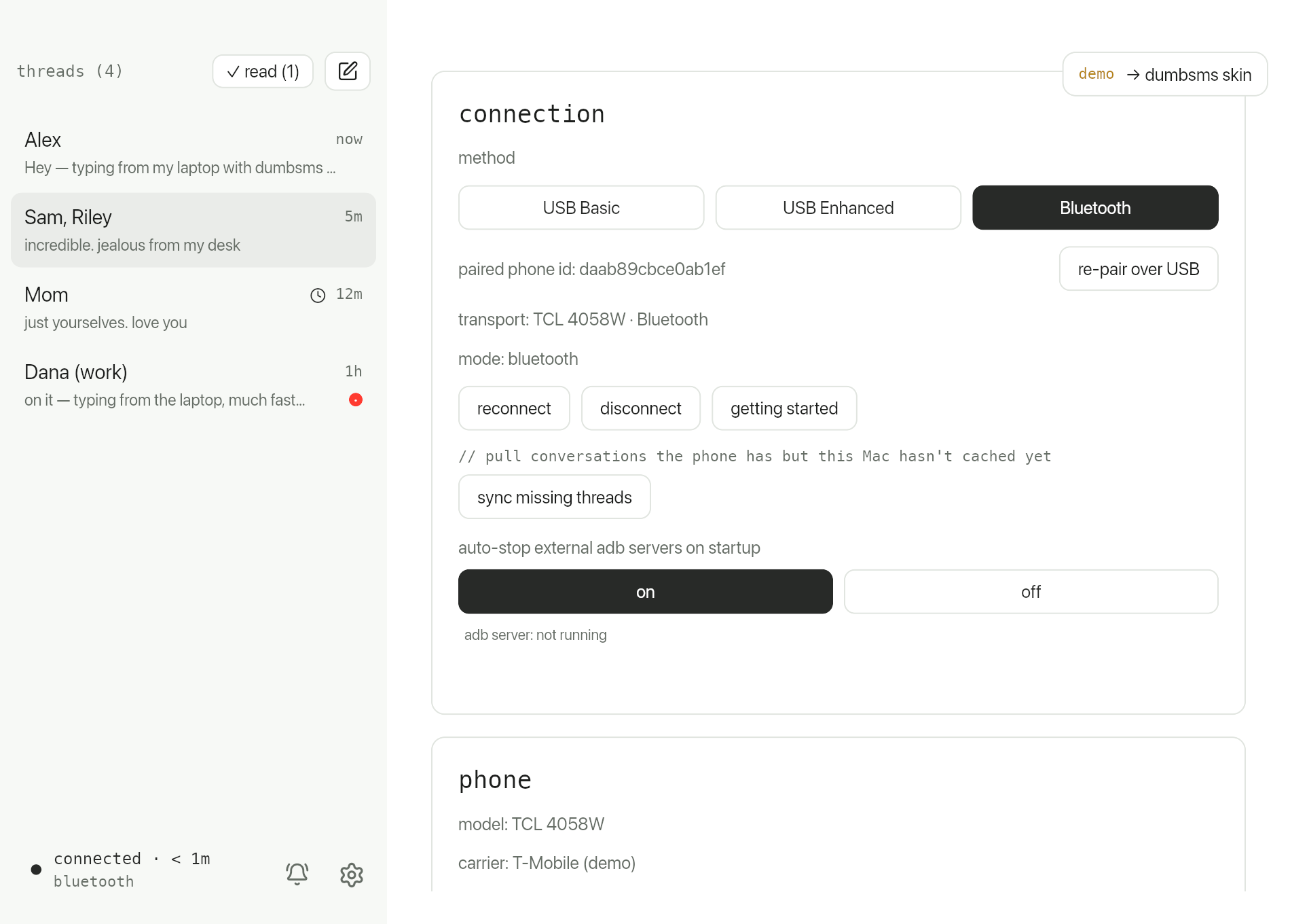 Charcoal theme